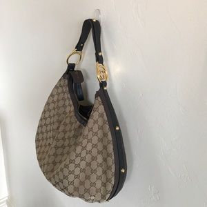 Gucci Interlocking Studded Hobo