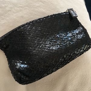 Laura Mercier brown Makeup Bag