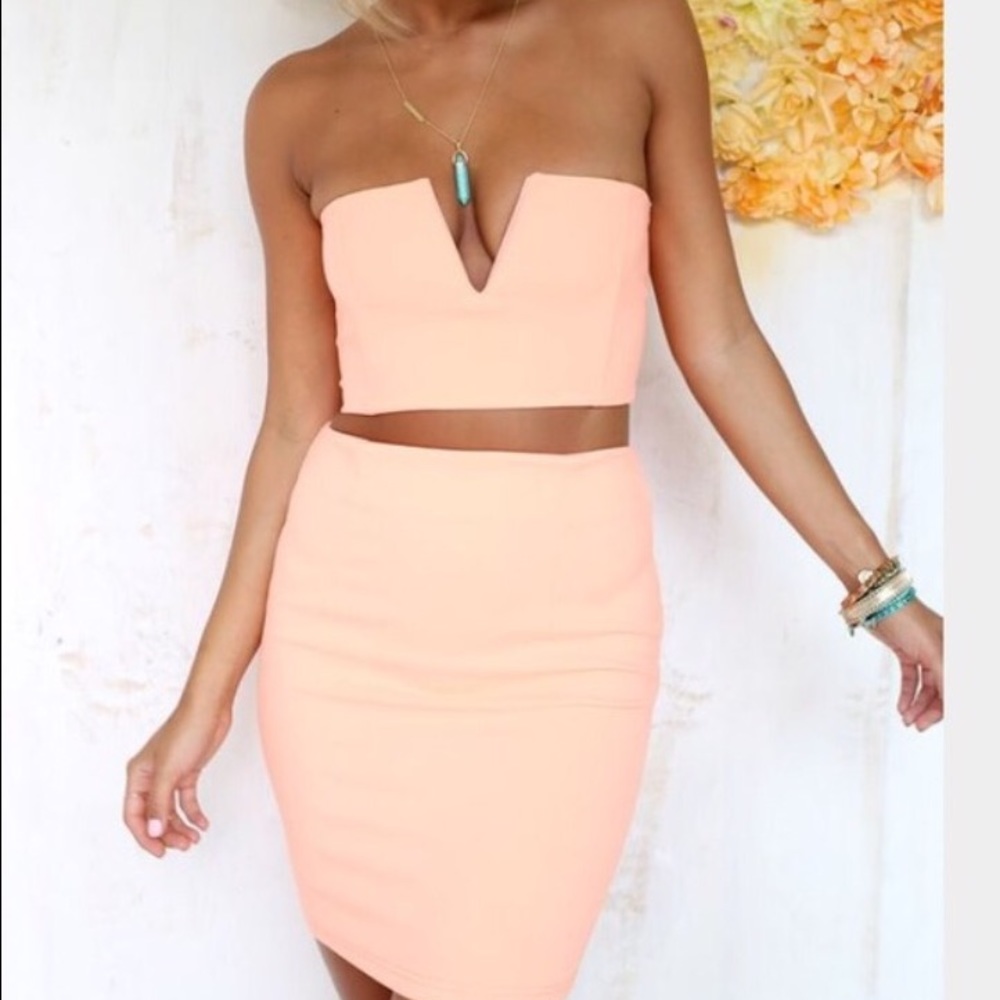 Minty Pink Two Piece Set