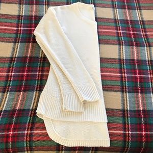 Madewell sweater, high/low style size M