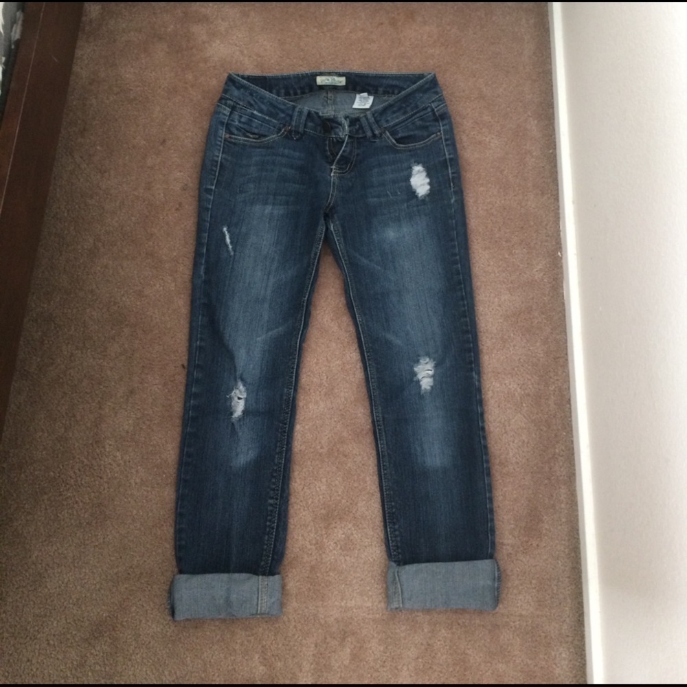 Straight leg jeans