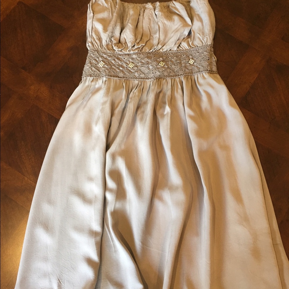 Taupe Cotton Dress