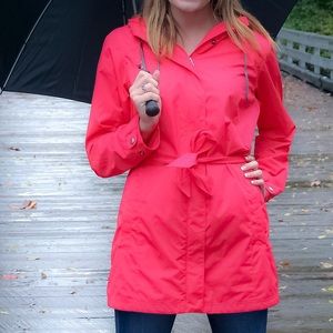 Coral Columbia Rain Jacket