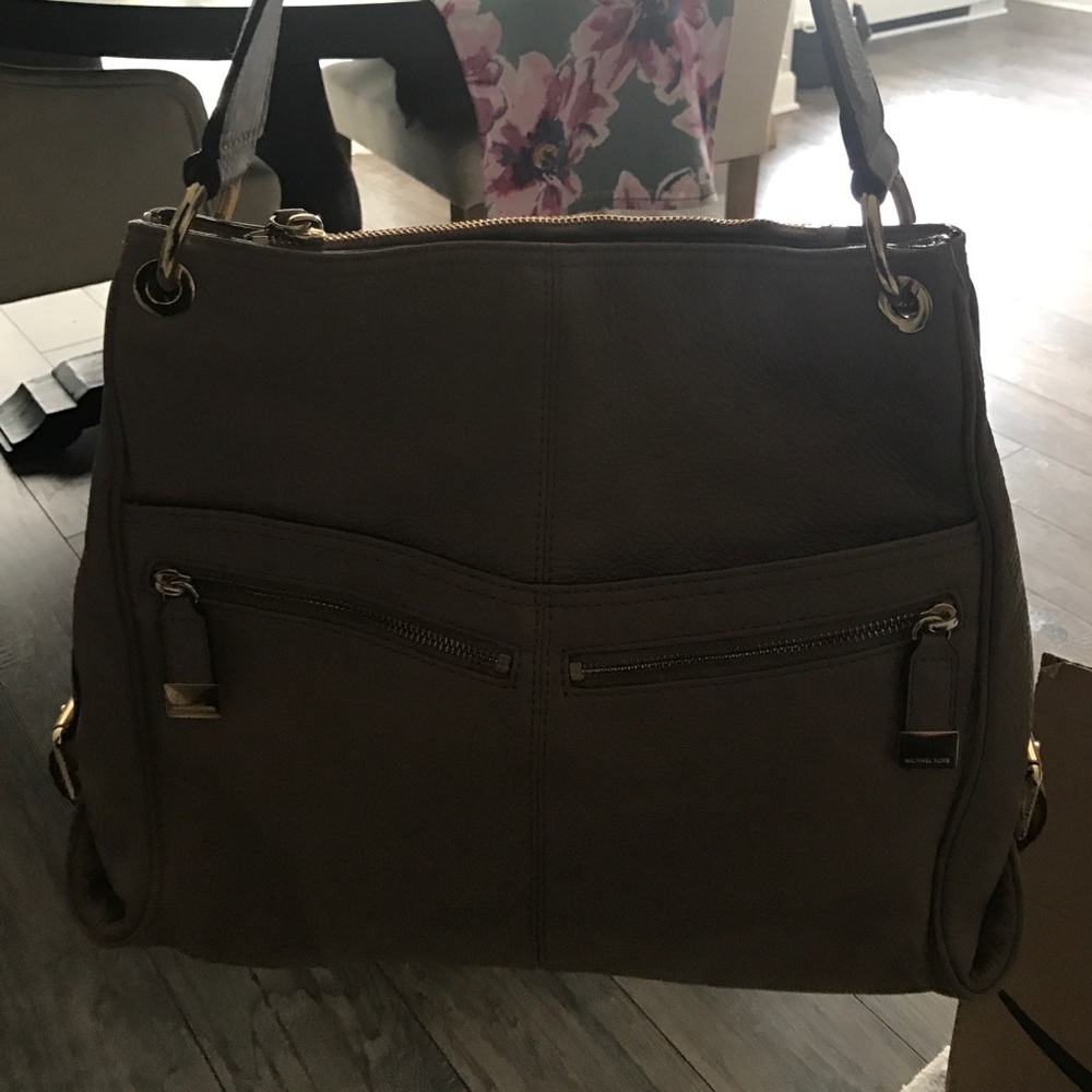 Leather Michael Kors hobo
