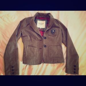 Abercrombie and Fitch Wool Blazer Style Coat