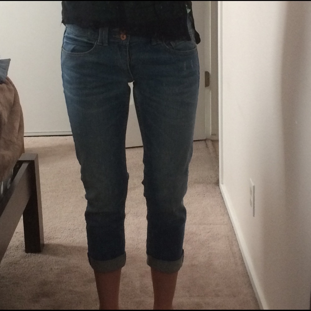 Cropped jeans
