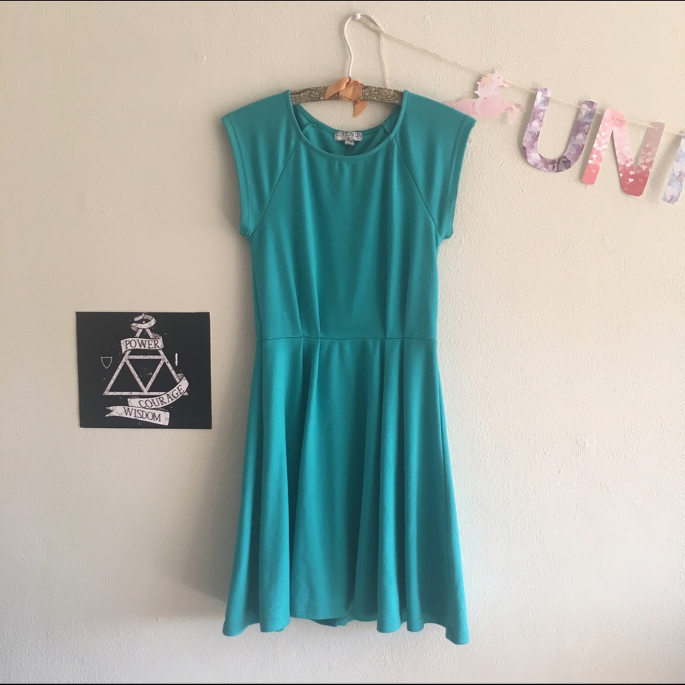 Cotton On teal / turquoise sleeveless dress