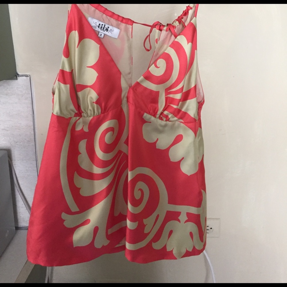 Tibi silk tank size 2