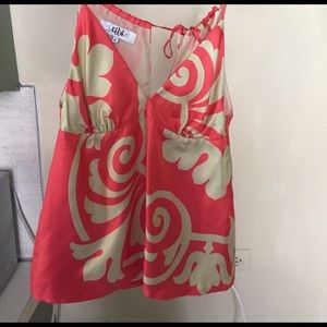 Tibi silk tank size 2