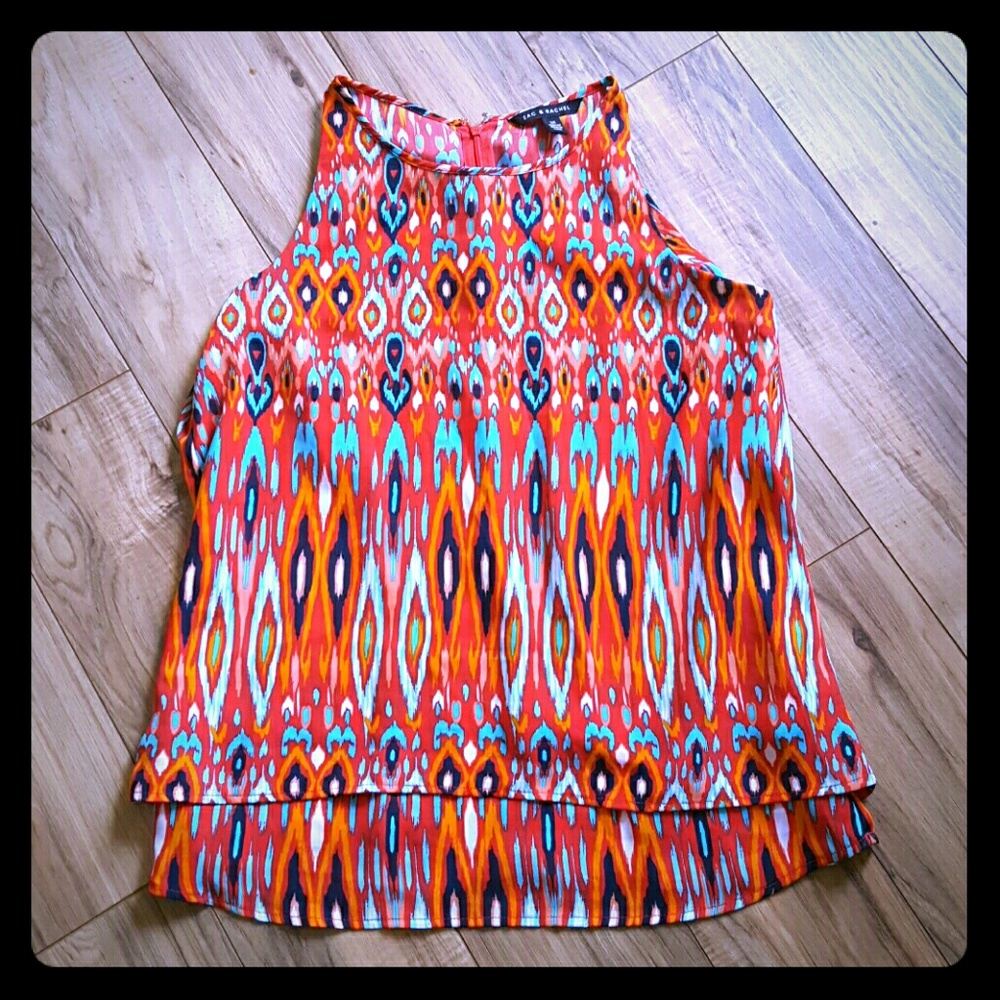 Bright and beautiful layered swing tank.