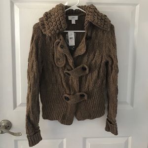 Light brown LOFT sweater