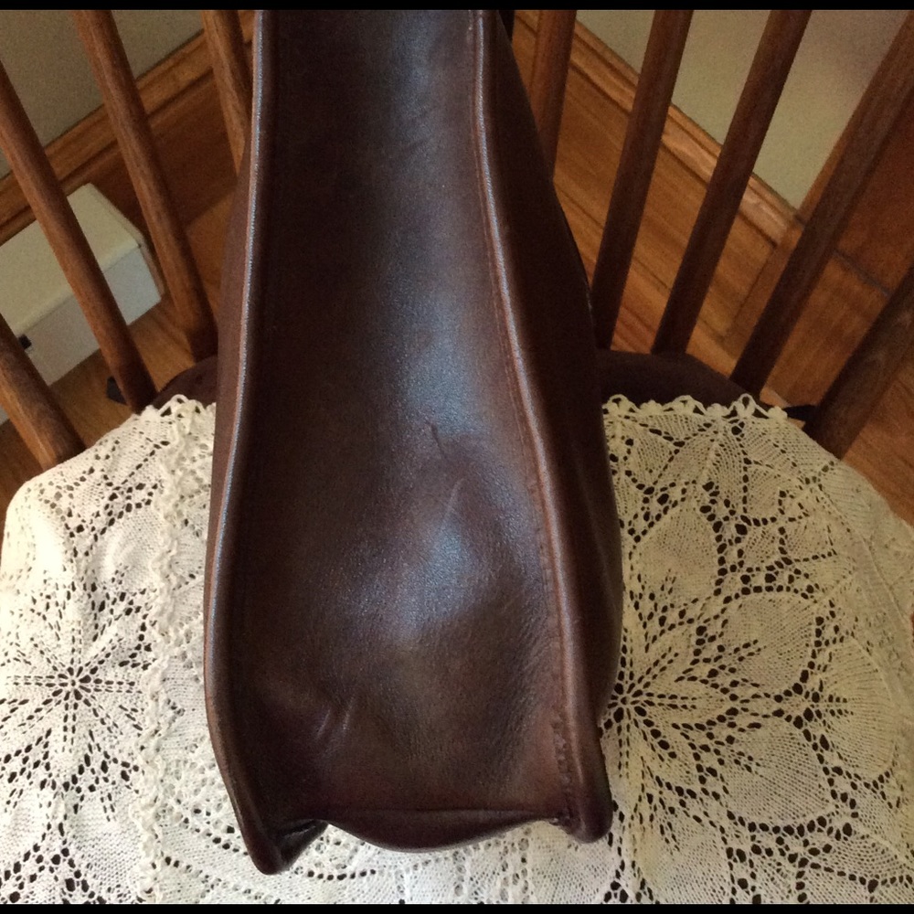 Vintage Coach Slim Satchel ⭐️ NYC ⭐️ mahogany ⭐️ purchased new in 1985 ⭐️ - Picture 7 of 7