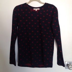 Rosie Pope Navy and Red Sweater