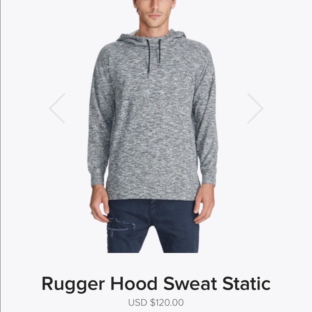 Zanerobe rugged hood sweat static