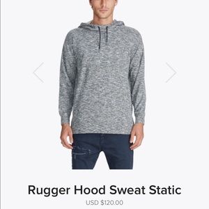 Zanerobe rugged hood sweat static