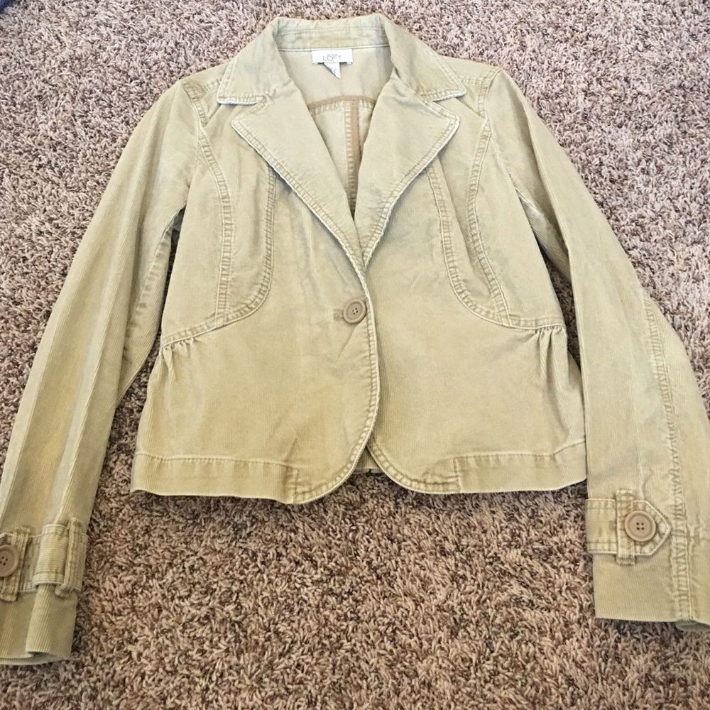 Corduroy Loft Jacket size 6-beige
