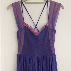 Purple free people dress