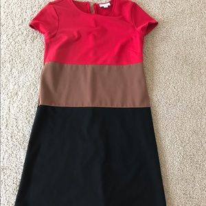 Loft color block dress