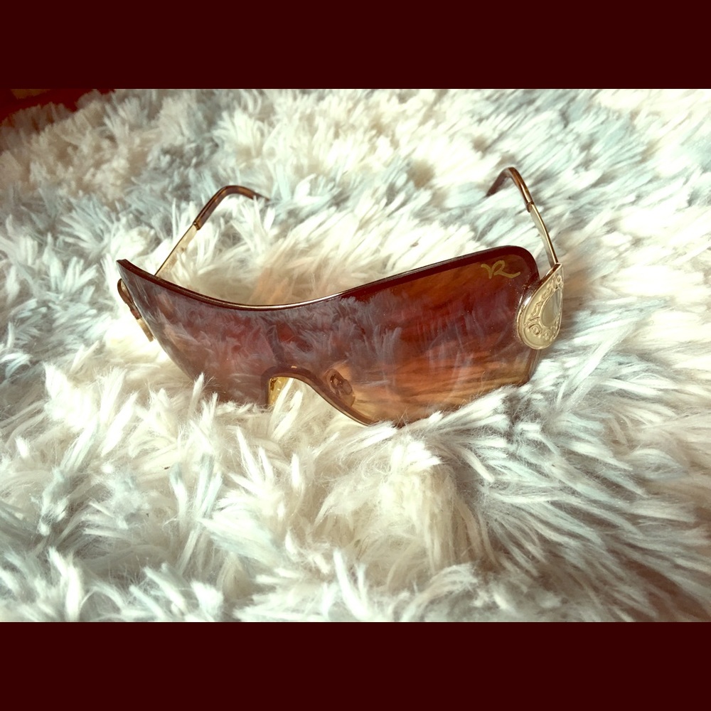 SOLD.Rocca Wear Sunglasses. Gold embellishing.
