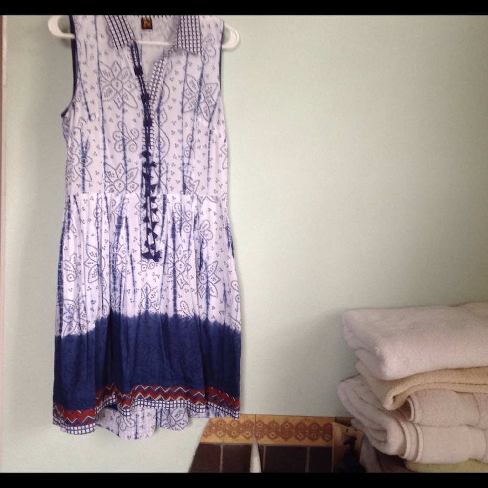 Cute drop waist summer dress from Anthropology