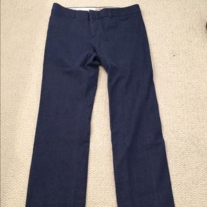 Banana Republic "Sloan" trouser in denim blue