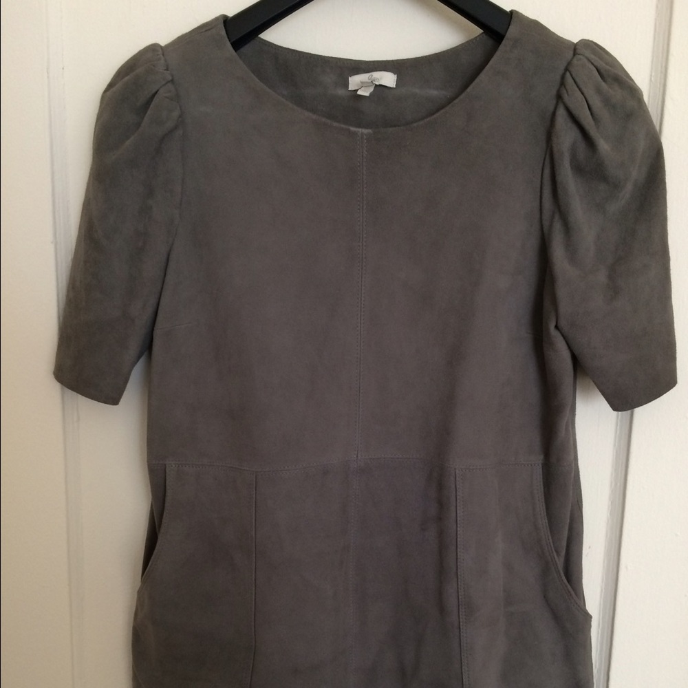 Suede dress