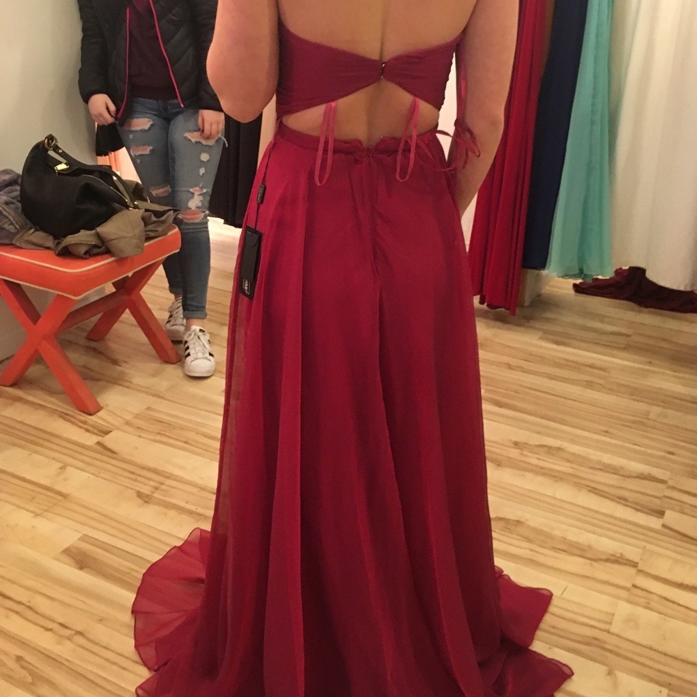 La femme prom dress