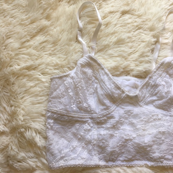 Free People Other - Free People Intimately White Lace Bralette