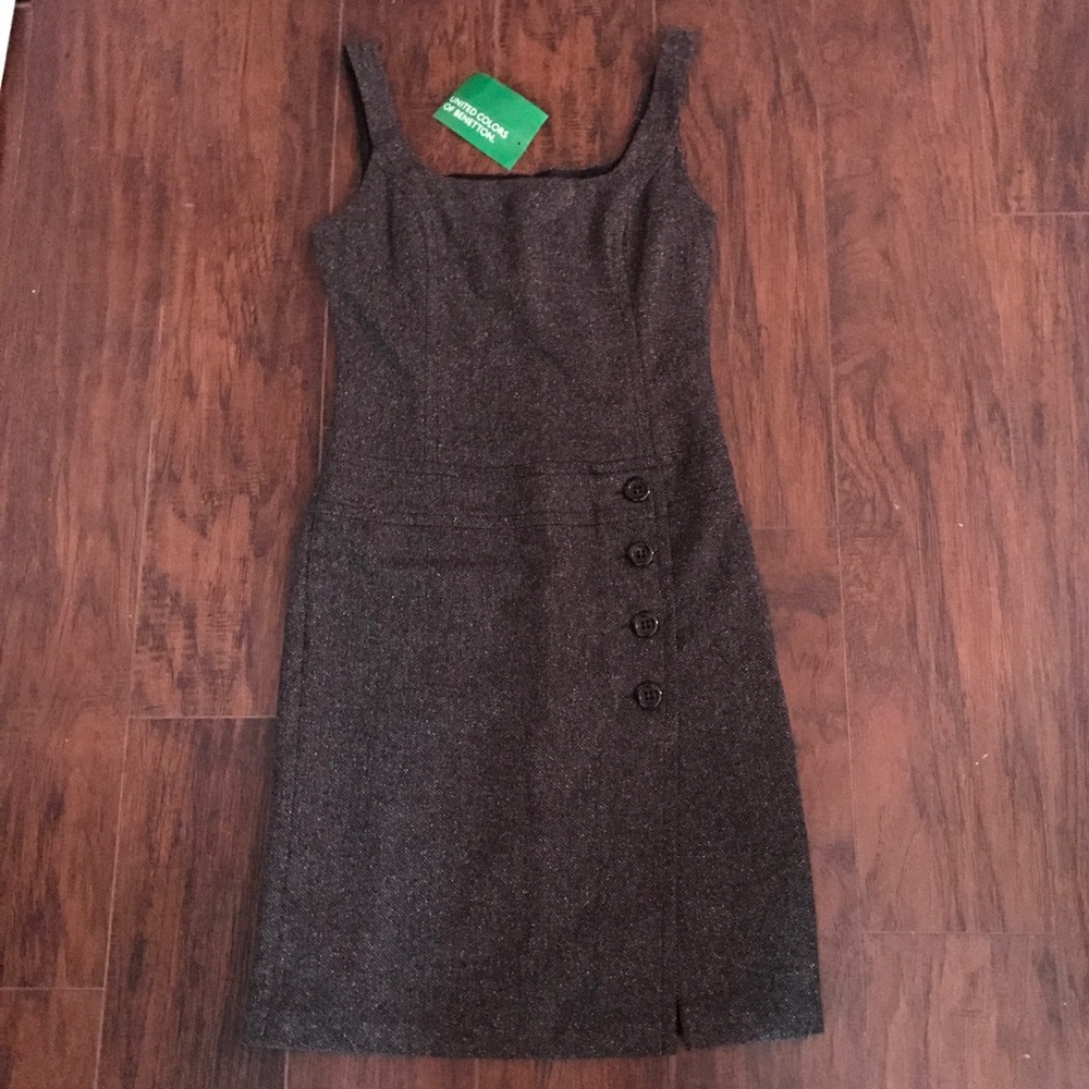 United colors of Benetton charcoal gray dress