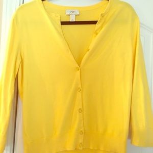 Yellow Loft cardigan