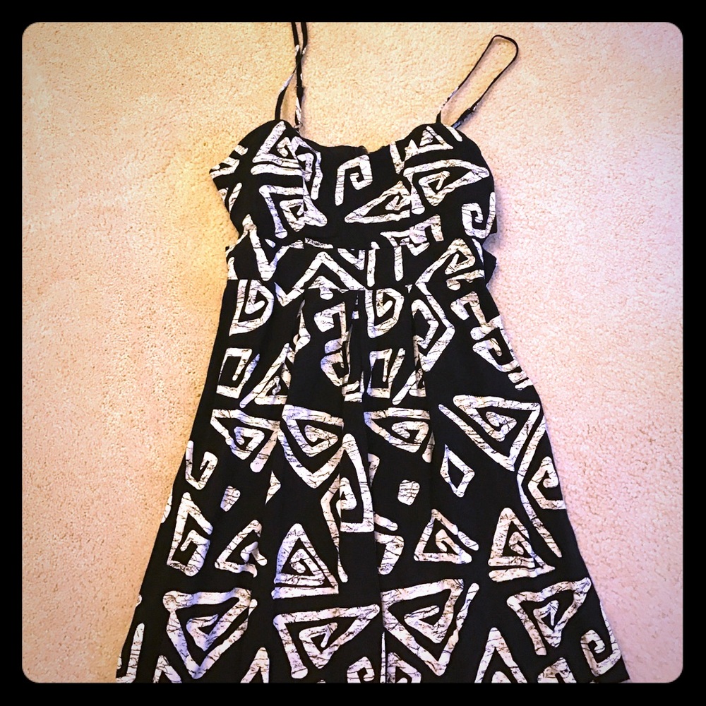 Spaghetti strapped mini dress