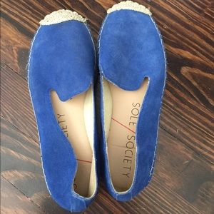 Blue Suede Espadrilles