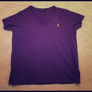 Purple Ralph Lauren shirt