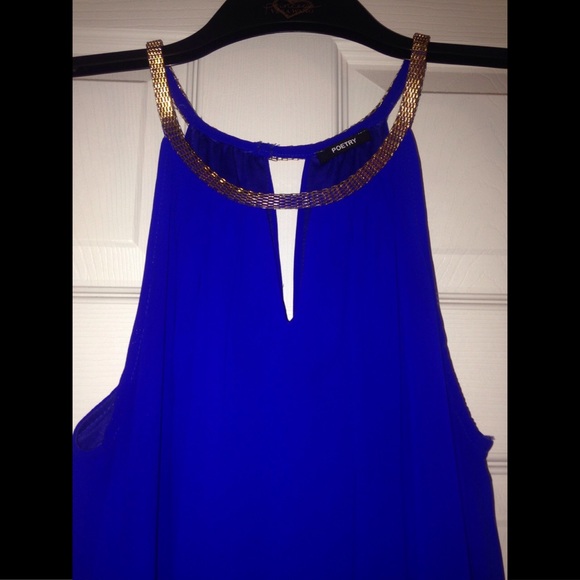 Cobalt blue shift dress. Beautiful color!! - Picture 2 of 2