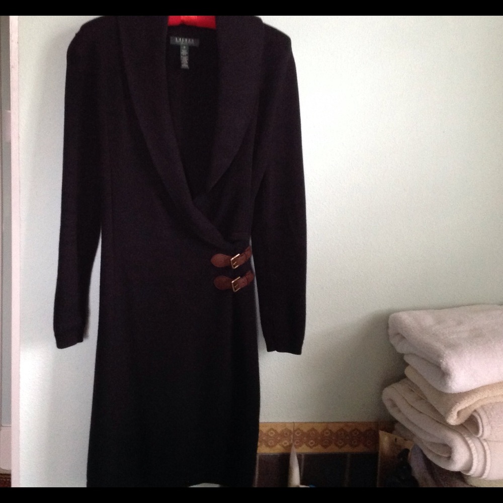 Lauren shawl collar dress