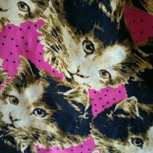 Lularoe Cat Polka Dot Leggings TC