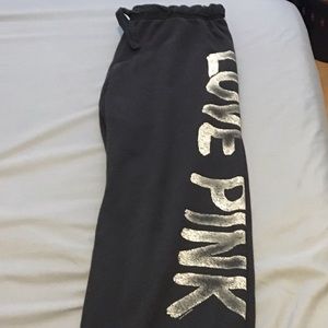 PINK VS sweat pants size S
