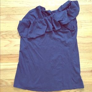 Lilly Pulitzer One shoulder pima cotton top