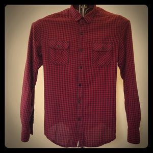Red Gingham button down