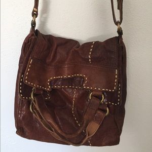 Brown Leather Lucky Brand Bag