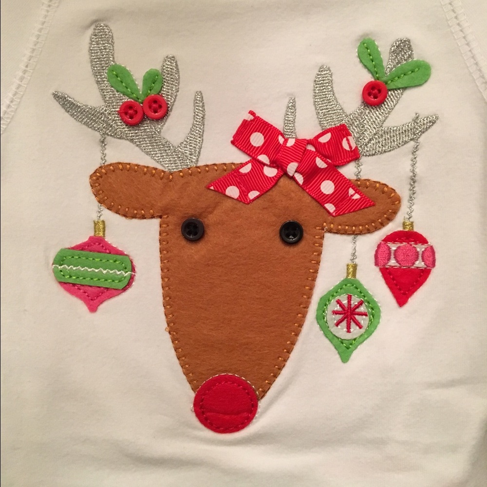 NWT Mud Pie Christmas pajamas 0-6 months - Picture 3 of 4