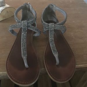 Jessica Simpson rhinestone sandals 7