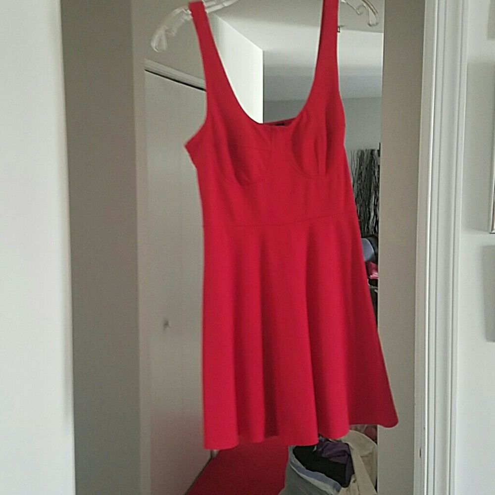 Red dress