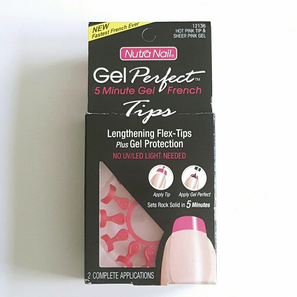 Nutra Nail Hot Pink French Gel Tips