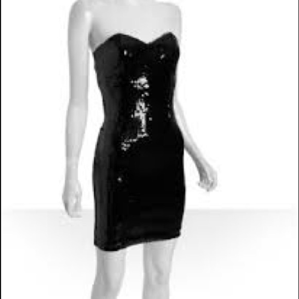 NWT Alice +Olivia  Ro sequin tube dress Sz 0 - Picture 2 of 8