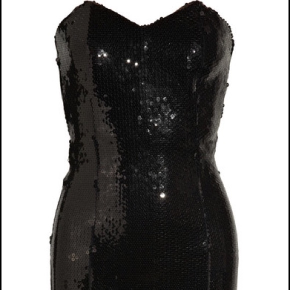 NWT Alice +Olivia  Ro sequin tube dress Sz 0 - Picture 3 of 8