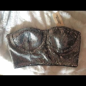Forever 21 Sequin Bustier