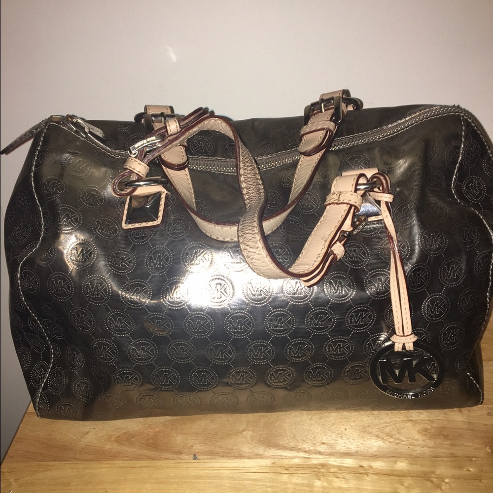 Authentic Michael Kors signature handbag