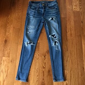 American Eagle Super Stretch Hi-Rise - no skin