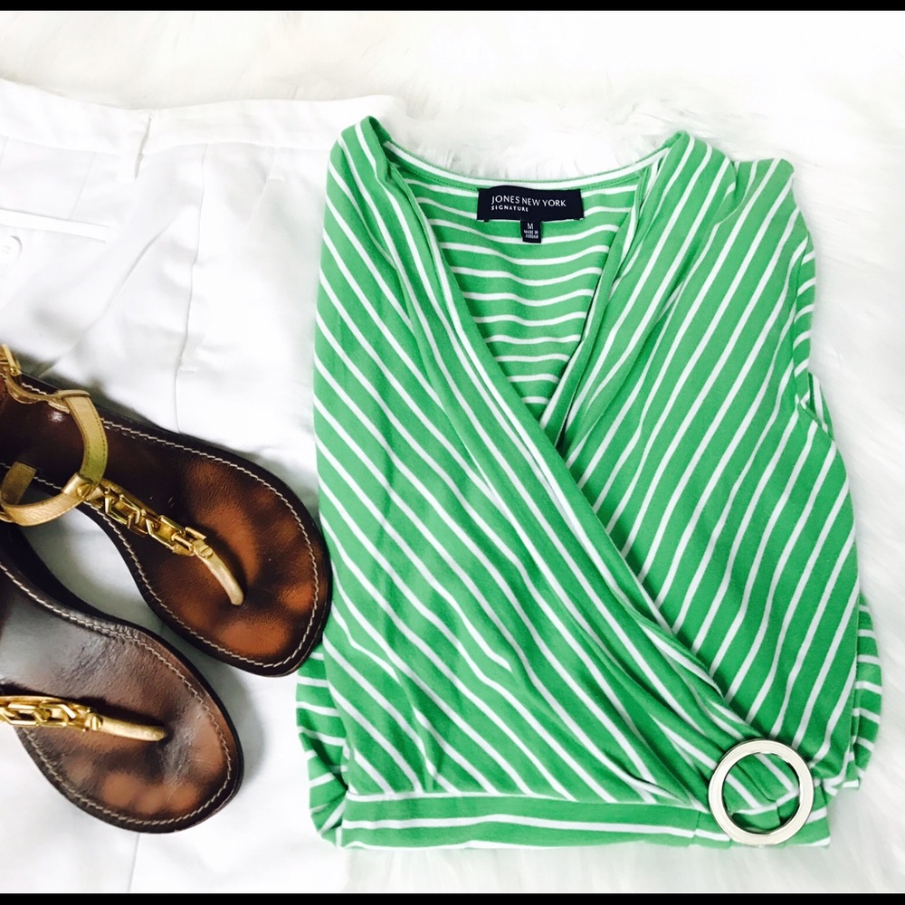 Jones New York Stripe Top